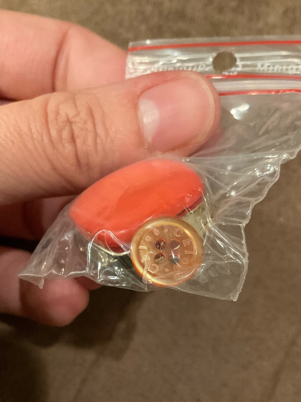 Orange Buttons - Picture 2 of 3